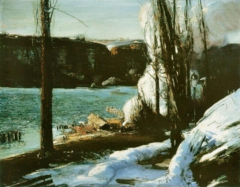 George Wesley Bellows The Palisades Sweden oil painting art